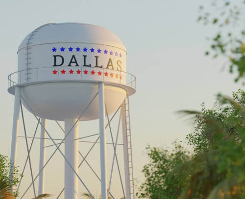 Dallas, Texas Water Tower