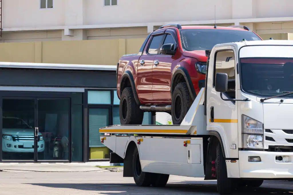 flatbed towing