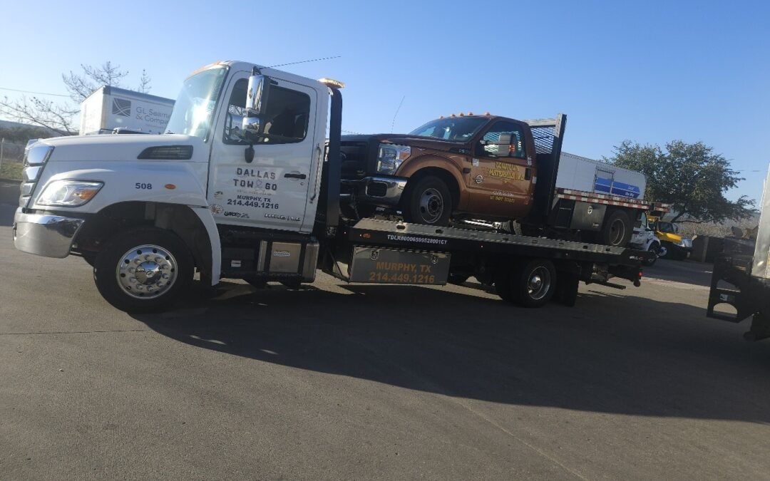How Do Roadside Problems Get Fixed by Tow Truck Service in Garland, TX?